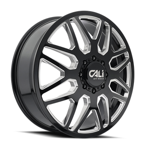 Cali Off-Road INVADER DUALLY 9115D Gloss Black Milled