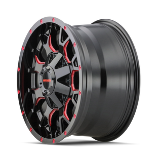 Mayhem WARRIOR 8015 Gloss Black Milled Prism Red