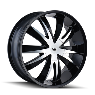 Mazzi EDGE 337 Gloss Black Machined