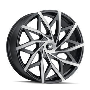 Mazzi BIG EASY 372 Matte Black Machined with Dark