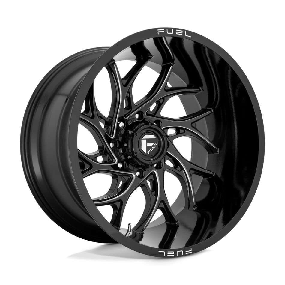 Fuel 1Pc D741 Runner Gloss Black Milled